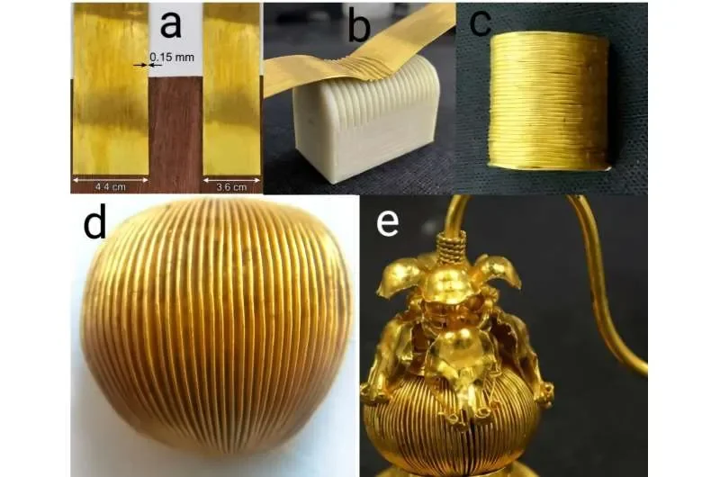 Researchers recreate a lost Ming Dynasty goldworking technique to make replica royal jewelry - 2