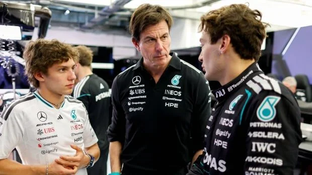 'I will never allow this' - Wolff issues warning over Russell-Antonelli battle - 2