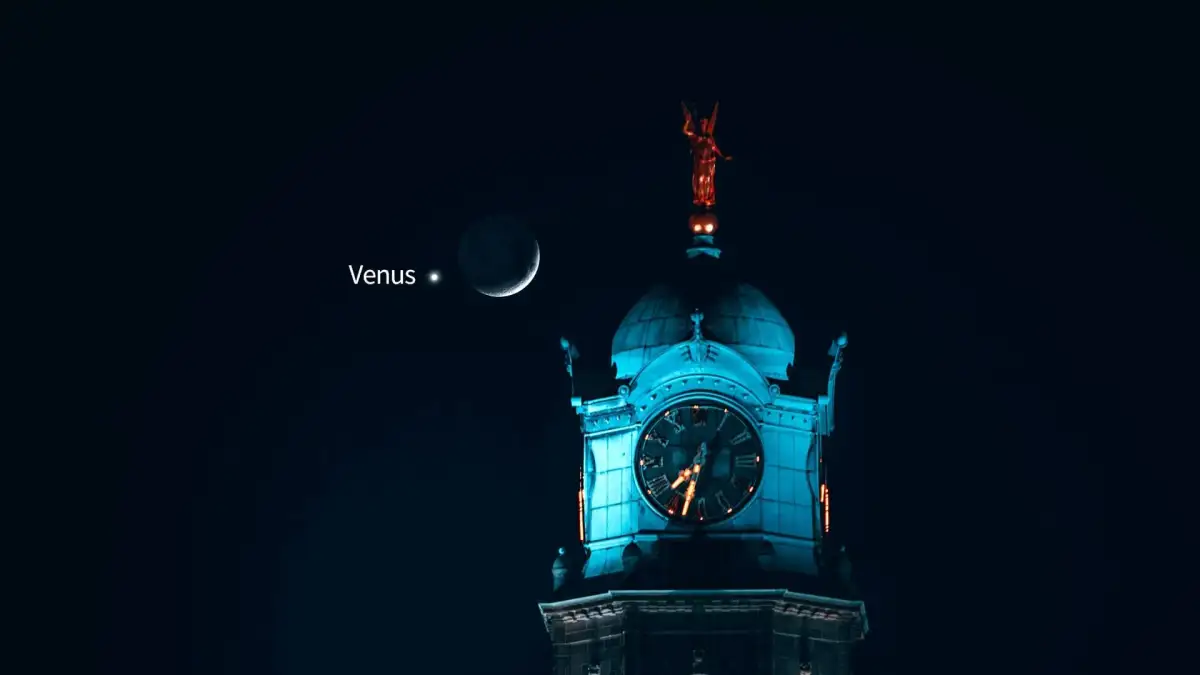 What is the blue-white star next to the moon tonight? - 2