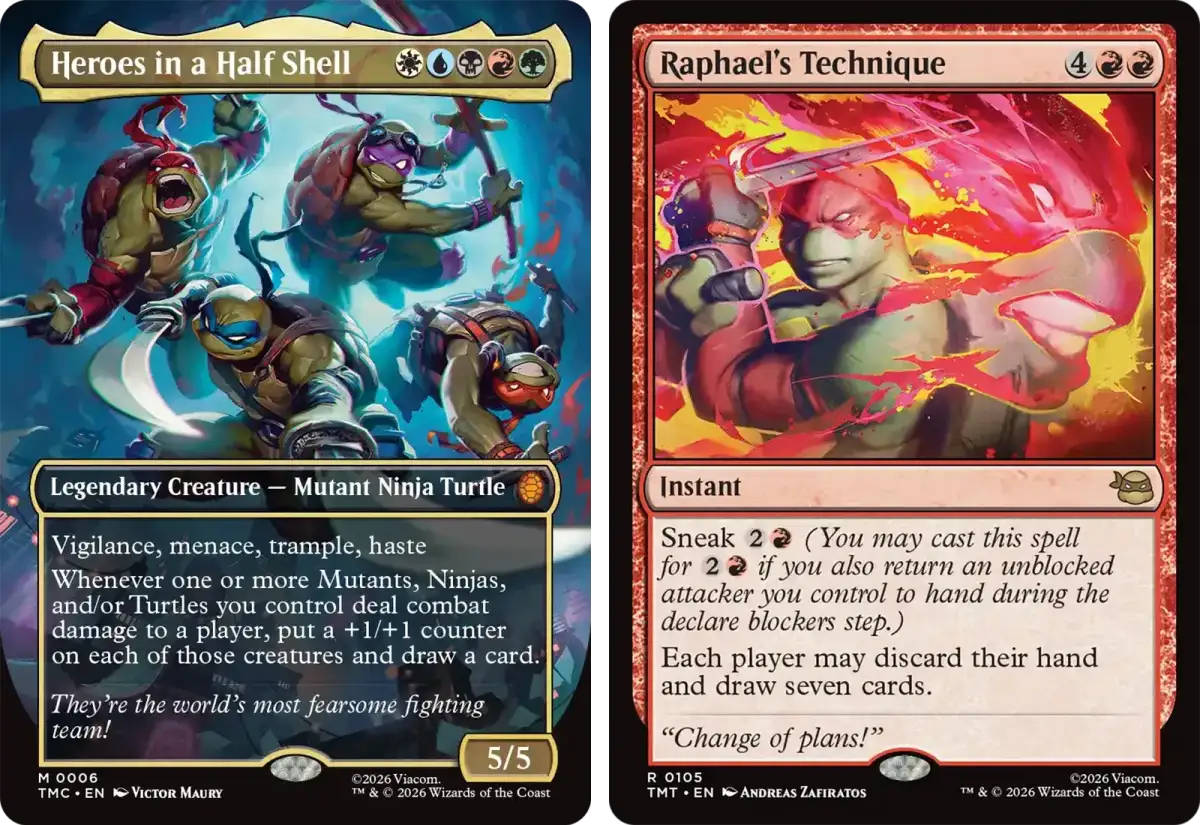 Why Magic changed Raphael’s weapon in its TMNT crossover - 1