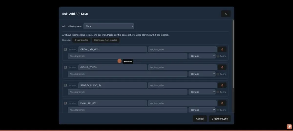 Just use scopes in the API key the agent uses? If you're exposing something publ... | Hacker News - 2