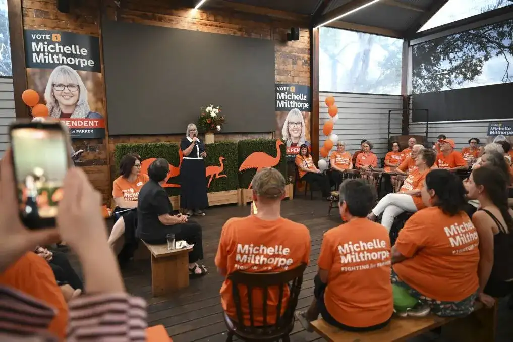 Don’t call me a teal: independent Michelle Milthorpe carves a fresh path as she takes on One Nation in Farrer byelection - 1