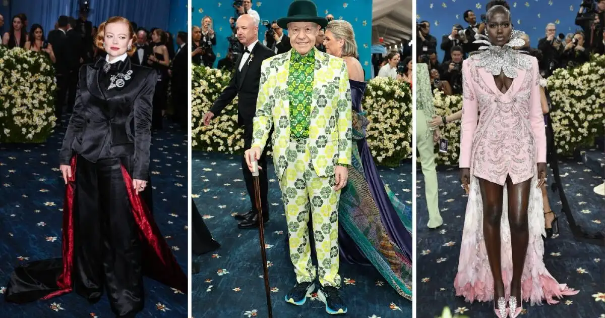 Pretty in pink: Australian box billionaire’s recycled fashion moment at Met Gala - 1