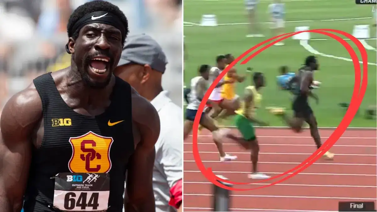 Eddie Nketia runs 100m in 9.74s but Australian sprint record stays out of reach - 3