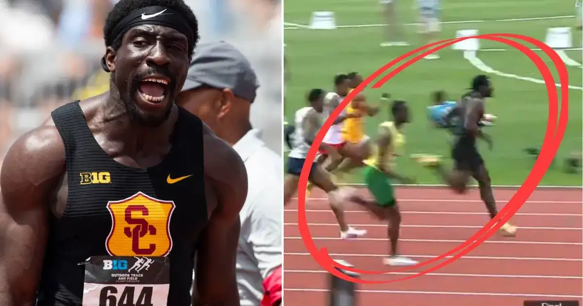 Eddie Nketia runs 100m in 9.74s but Australian sprint record stays out of reach - 4