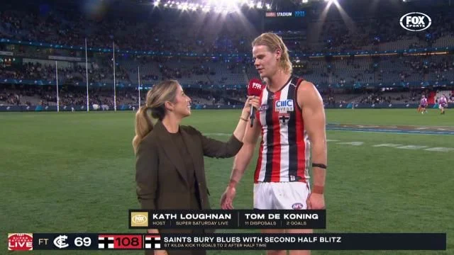 AFL LIVE: ‘Just don’t speculate,’ Voss fobs off talk on future as Blues again slump after half-time in loss to Saints - 3