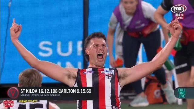 AFL LIVE: ‘Just don’t speculate,’ Voss fobs off talk on future as Blues again slump after half-time in loss to Saints - 1