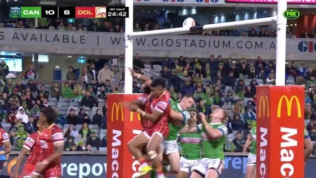 NRL Highlights: Raiders v Dolphins - Round 12 - 4