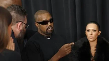 Kanye West and Bianca Censori Captured in Rare Smiling Moment in Amsterdam - 2