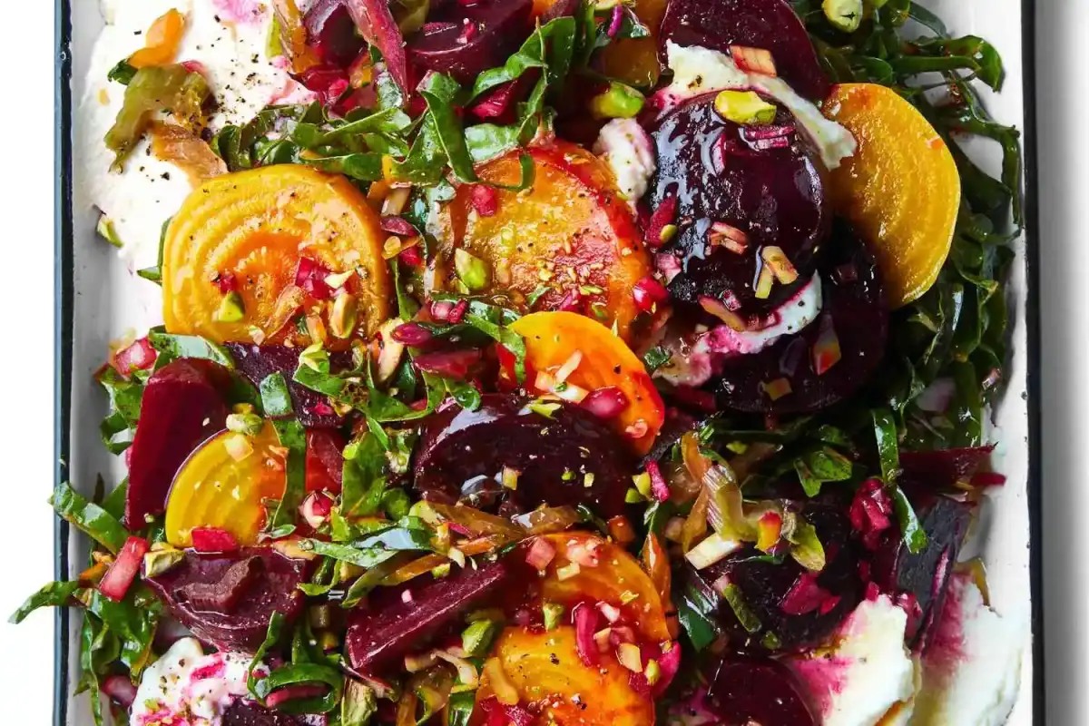 Beet and Snap Pea Salad With Ricotta - 3