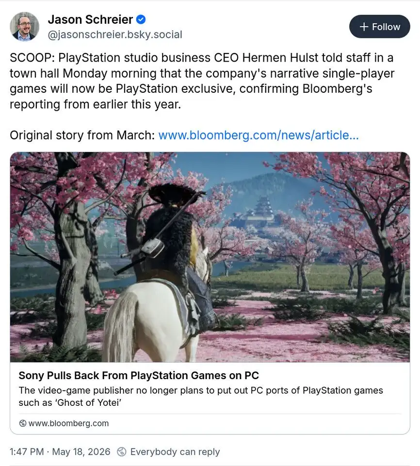Sony reportedly confirms it's ditching PC versions of its single-player PS5 games - 2