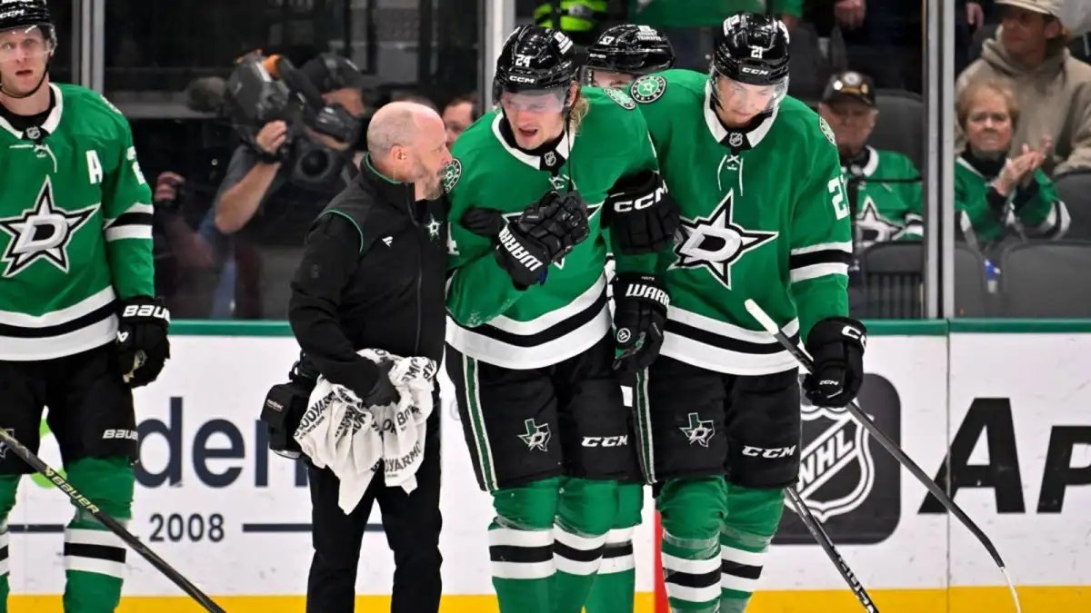 Stars forward Roope Hintz missed playoffs with torn hamstring - 2